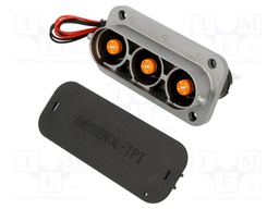 Connector: DC supply; female; screw; Mech.durability: 100cycles