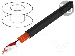 Wire: DMX; Core: stranded; 2x0,34mm2; Ø5.6mm; 110Ω; -25÷70°C