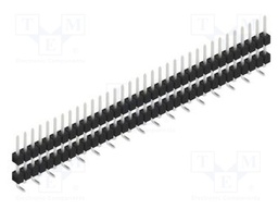 Connector: pin strips; pin header; male; PIN: 34; 2.54mm; SMT; 1x34