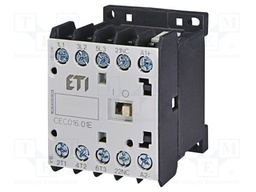 Contactor: 3-pole; NO x3; Auxiliary contacts: NC; 48VAC; 22A; CEC