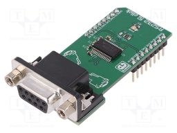 Click board; adaptor; GPIO,UART; MAX3237E; mikroBUS connector