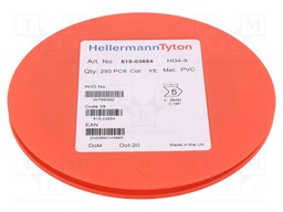 Markers for cables and wires; Label symbol: 5; 4÷9mm; PVC; yellow