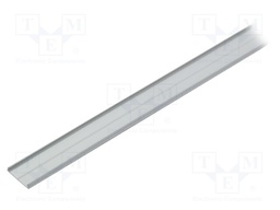 Profiles for LED modules; surface; natural; L: 1m; aluminium