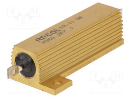 Resistor: wire-wound; with heatsink; screw; 2.7Ω; 50W; ±5%