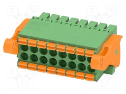 Plug, nominal current: 8 A, rated voltage (III/2): 160 V, nu