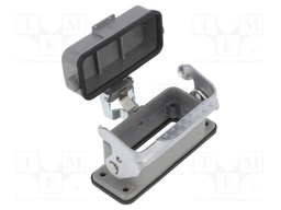 Enclosure: for HDC connectors; size D10A; with latch; with cover