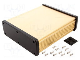 Enclosure: multipurpose; X: 177.6mm; Y: 209mm; Z: 61.1mm; aluminium