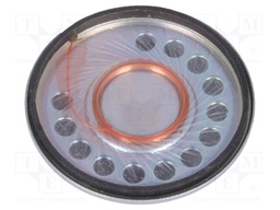 Loudspeaker; miniature,mylar,general purpose; 0.5W; 8Ω; Ø: 28mm