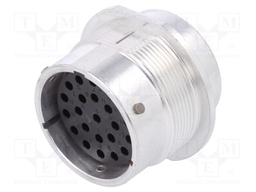 Connector: wire-wire; HD30; plug; female; PIN: 23; for cable