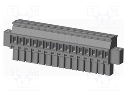 Connector: pluggable terminal block; plug; female; angled 90°