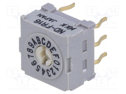 Encoding switch; vertical; Rcont max: 30mΩ; DC load @R: 0.1A/5VDC