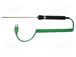 Probe: K-type temperature; -50÷700°C; Probe l: 162mm; Accur: ±2%