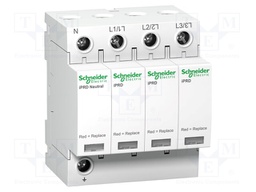 Surge Protector, Surge Arrester, 3 Pole, Type 2, 40 kA, 350 VAC, DIN Rail