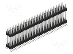 Connector: pin strips; pin header; male; PIN: 72; 1.27mm; SMT; 2x36