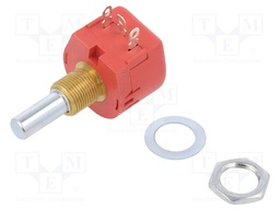 Potentiometer: shaft; single turn; 250Ω; 1W; ±10%; 6.35mm