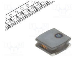 Power Inductor (SMD), 4.7 µH, 1.75 A, Semishielded, 1.31 A, VLS-CX-1 Series, 3mm x 3mm x 1.2mm