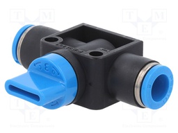Shutoff valve; Pressure: -0.95÷10bar; Temp: 0÷60°C; Flow: 390l/min