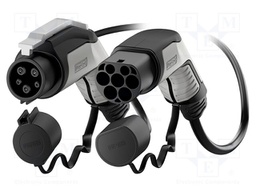 EMobility: cable; 1x0.5mm2,3x6mm2; 240VAC; 8kW; IP44; single-phase