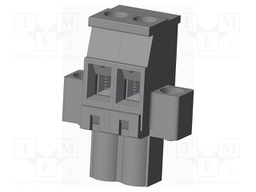 Connector: pluggable terminal block; plug; female; angled 90°