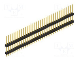 Connector: pin strips; pin header; male; PIN: 36; 2.54mm; THT; 1x36
