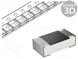 Resistor: thick film; 0603; 15.8kΩ; 100mW; ±1%; 100ppm/°C