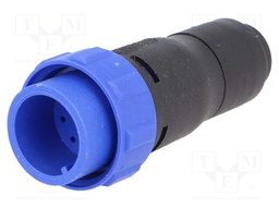 Connector: circular; plug; male; PIN: 10; w/o contacts; for cable