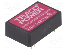 Converter: DC/DC; 3W; Uin: 18÷75V; 5VDC; Iout: 600mA; DIP24; 12g