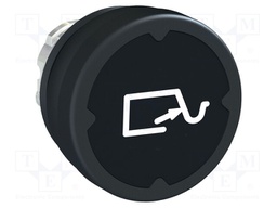 Switch: push-button; Stabl.pos: 1; 22mm; black; Illumin: none; IP66