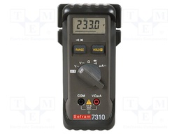 Digital multimeter; LCD 3,75 digit,bargraph; 2x/s; 300÷30MΩ