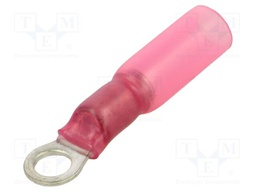 Tip: ring; M4; Ø: 4.3mm; 0.5÷1.5mm2; crimped; for cable; insulated