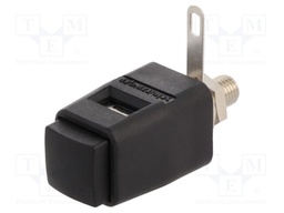 Laboratory clamp; black; 70VDC; 16A; Contacts: nickel; -25÷90°C