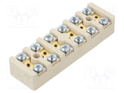 Connector: terminal block; ceramics; 4mm2; ways: 6; terminals: 12
