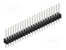 Connector: pin strips; pin header; male; PIN: 23; 1.27mm; THT; 1x23