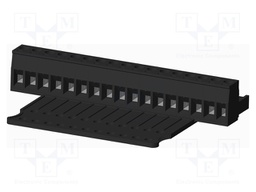 Connector: pluggable terminal block; plug; female; straight; 300V