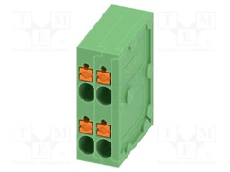 PCB terminal block, rated current: 10 A, rated voltage (III/