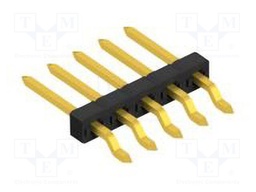 Connector: pin strips; pin header; male; PIN: 5; 2mm; SMT; 1x5; 100V
