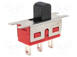Switch: slide; Pos: 2; SPDT; 2A/250VAC; 5A/28VDC; ON-ON; on panel