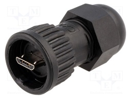 Plug; USB B micro; Data-Con-X; for cable; straight; USB 2.0