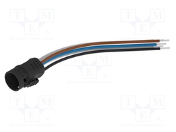 Contact block; Leads: leads x5; 200mm; PIN: 5