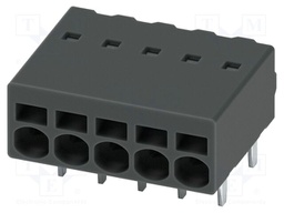 PCB terminal block, nominal current: 6 A, rated voltage (III