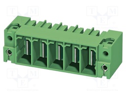 PCB headers, nominal cross section: 35 mm?, color: green, no