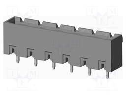 Connector: pluggable terminal block; socket; male; on PCBs