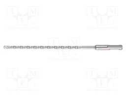 Drill bit; for concrete; Ø: 6mm; L: 210mm; cemented carbide