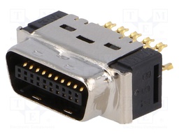 Connector: MDR; PIN: 20; shielded; for cable; Mat: polyester; plug