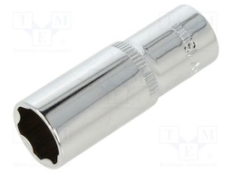 Socket; 6-angles,socket spanner; HEX 13mm; 1/4"; SUPERLOCK; long