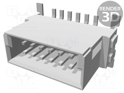 Connector: PCB to PCB; male; PIN: 12; 1.27mm; Series: har-flex; 2.3A