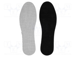 Inserts for shoes; Size: 47; grey-black; antiperspirant; 10set