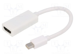 Adapter; DisplayPort 1.2,HDMI 1.3; 0.15m; Colour: white