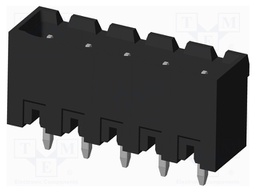 Connector: pluggable terminal block; socket; male; on PCBs