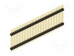 Connector: pin strips; pin header; male; PIN: 33; 2.54mm; THT; 1x33